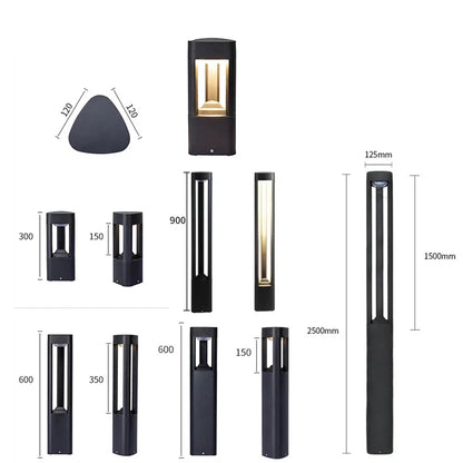 Bollard light CRI 70+ LED output detail | Casa Norex