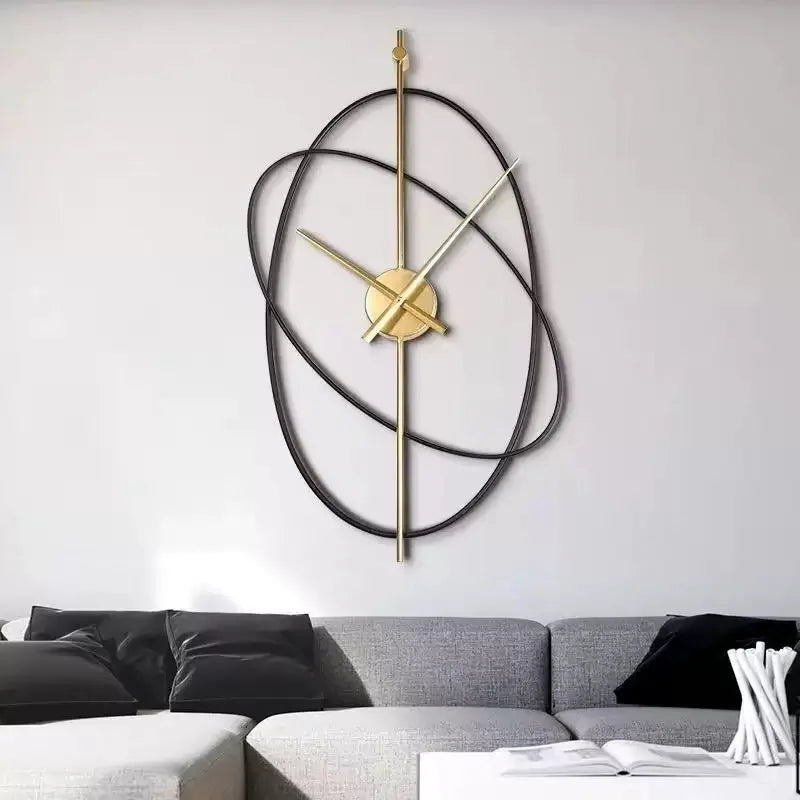Illuminated Wall Clock 41x5x71cm size detail | Casa Norex