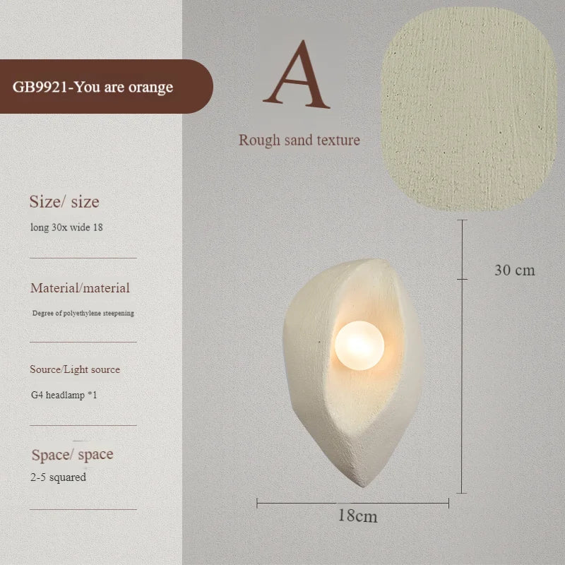 Nordic swing-arm wall sconce — resin body with plated finish | Casa Norex