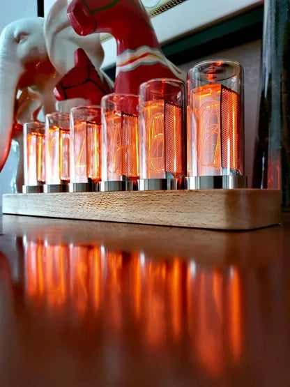 LED Vacuum-Tube Desk Clock