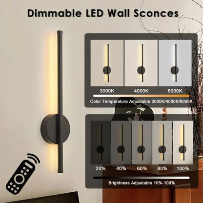 Magnetic wall sconce installed in hallway — Casa Norex