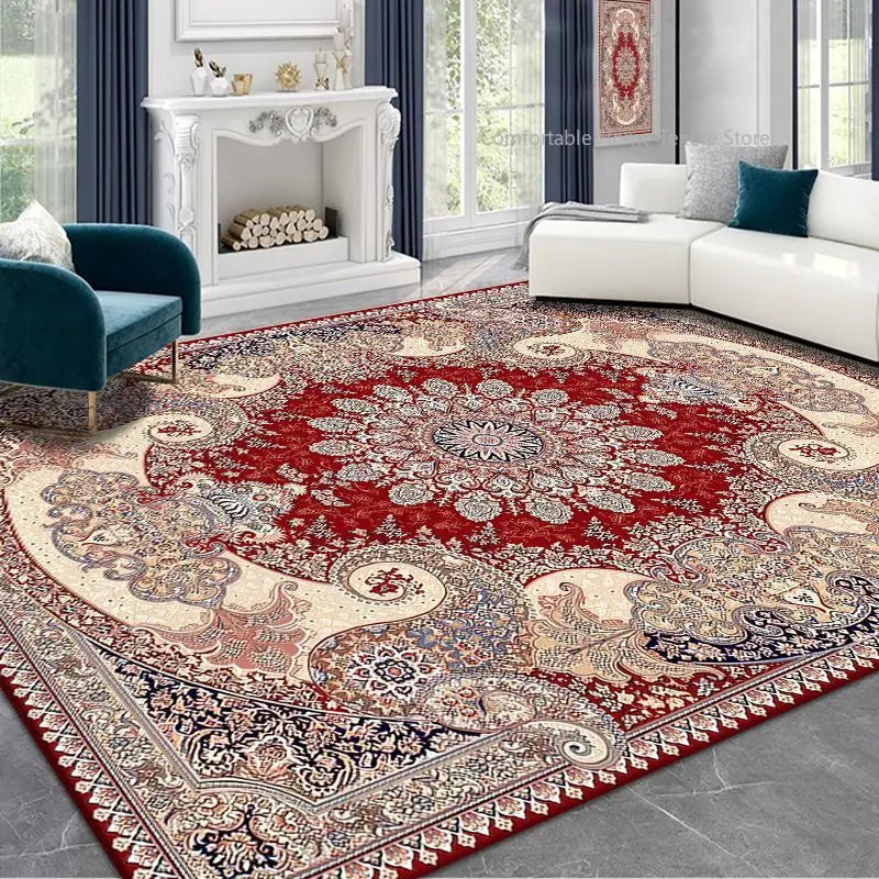 Adrina rug non-slip backing close-up — Casa Norex