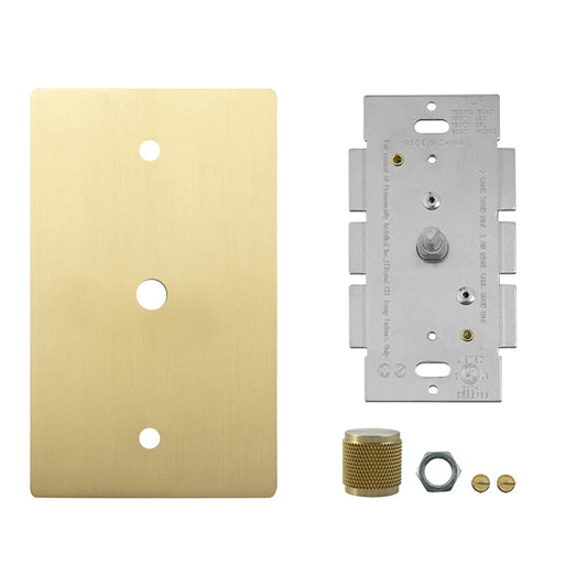 Rotary Knob Brass Dimmer Switch