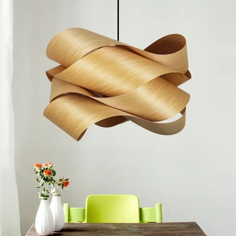 Kaya Wood Pendant Light