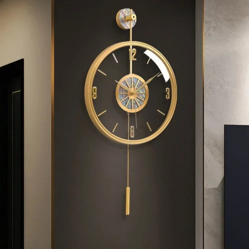 Mirror Alloy Wall Clock 15mm thickness detail | Casa Norex