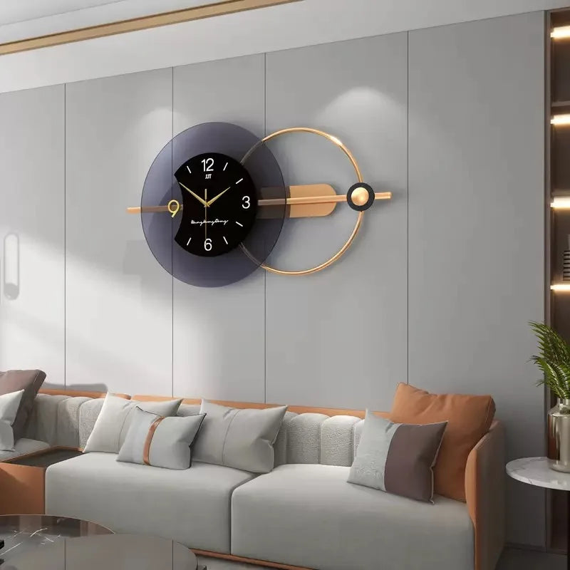 Double-Layer Nordic Wall Clock