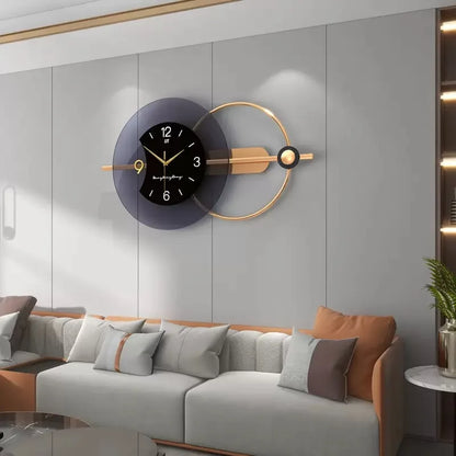 Double-Layer Nordic Wall Clock