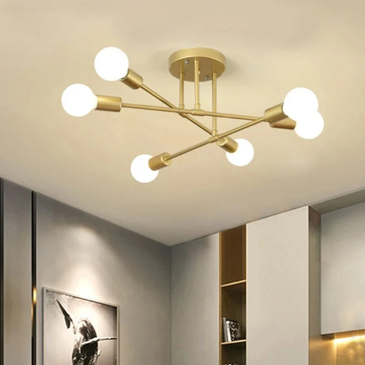 Nordic pendant light — minimalist Scandinavian silhouette in black and gold | Casa Norex