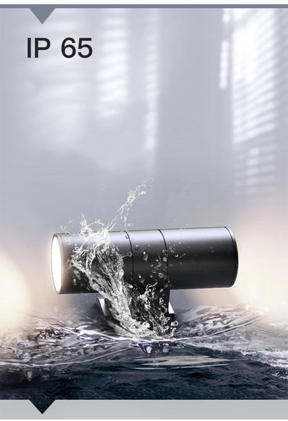Close-up of aluminum baked-on finish on outdoor wall light body | Casa Norex