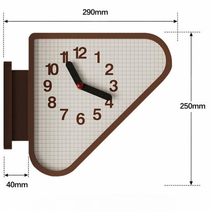 Triangular Corner Wall Clock style variant 3 | Casa Norex