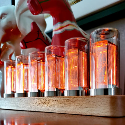 LED Vacuum-Tube Desk Clock