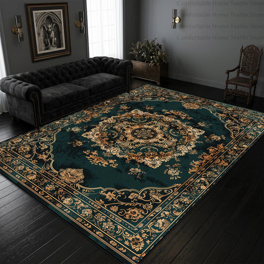 Black and gold Persian rug size range up to 200x400cm — Casa Norex