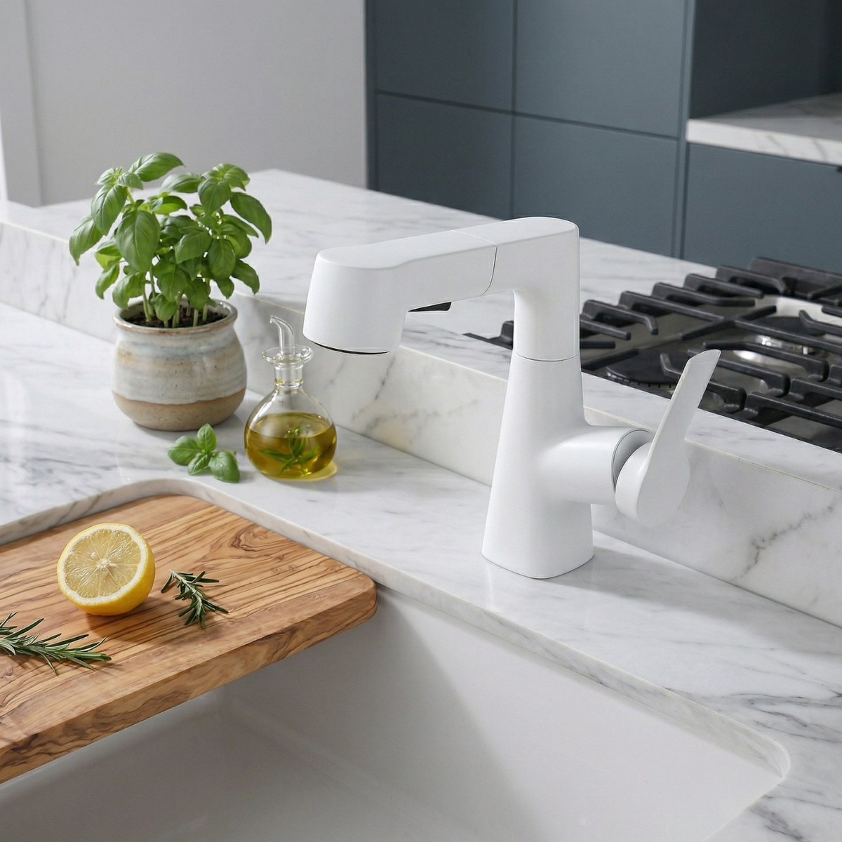 Rivermist 360° Pull-Out Kitchen Faucet — ceramic valve core | Casa Norex