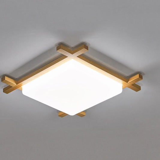 Flush Mount Ceiling Light in bedroom setting — 3 sizes 15.75"-23.62" | Casa Norex