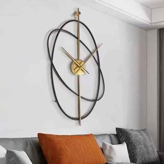 Illuminated Wall Clock 35x5x60cm size detail | Casa Norex