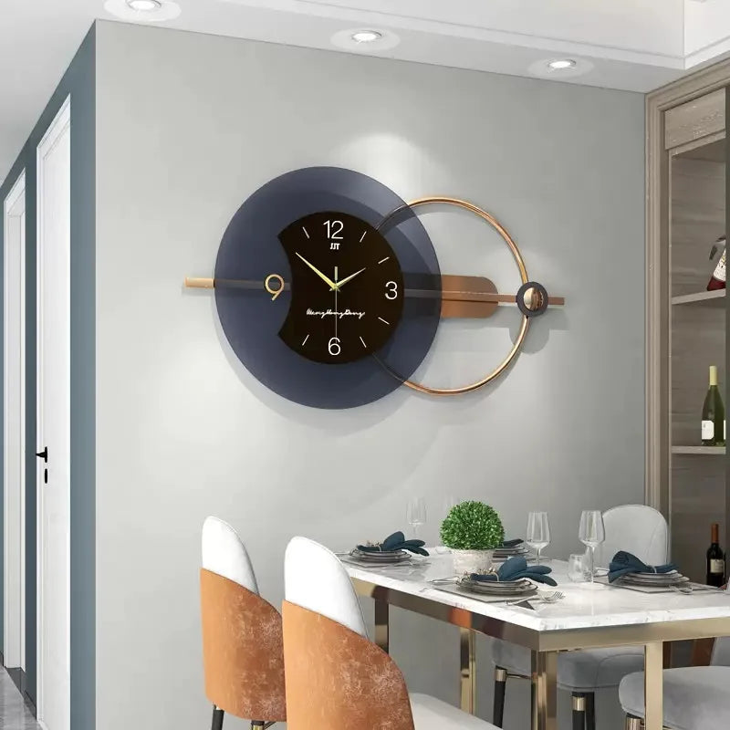 Double-Layer Nordic Wall Clock