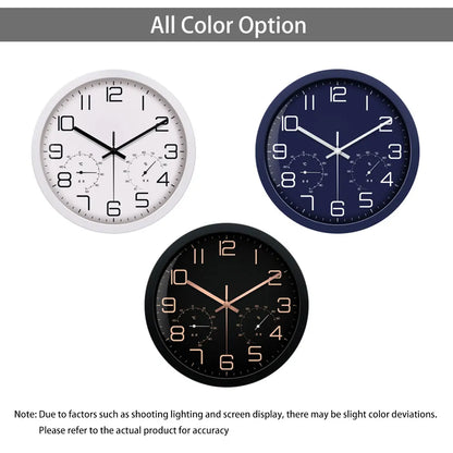 Temperature Humidity Wall Clock packaging detail — Casa Norex