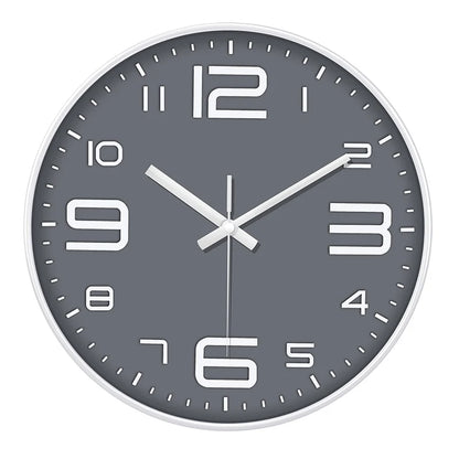 Punch-Free Dome Wall Clock — 12 inch curved glass face | Casa Norex