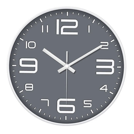 Punch-Free Dome Wall Clock — 12 inch curved glass face | Casa Norex