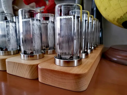 LED Vacuum-Tube Desk Clock