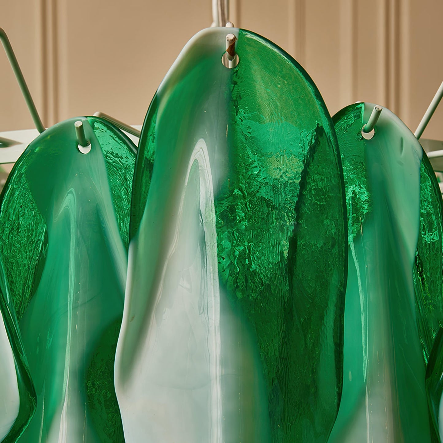 Saddle Green Chandelier