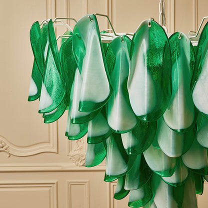 Saddle Green Chandelier