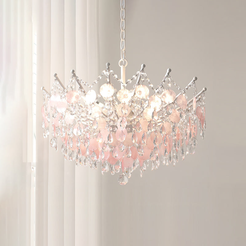 Sasha Capiz Bead Chandelier