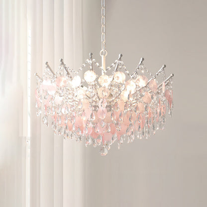 Sasha Capiz Bead Chandelier