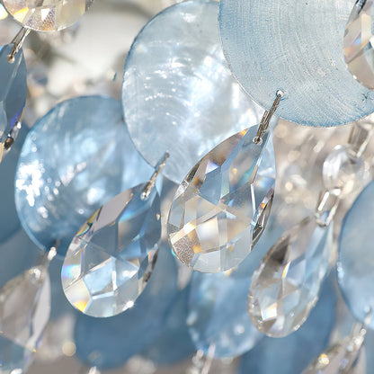 Sasha Capiz Bead Chandelier