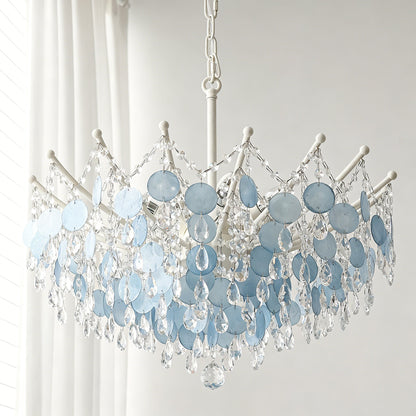 Sasha Capiz Bead Chandelier