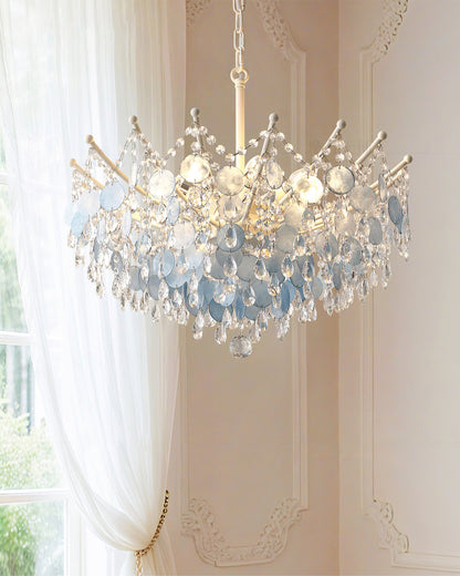 Sasha Capiz Bead Chandelier