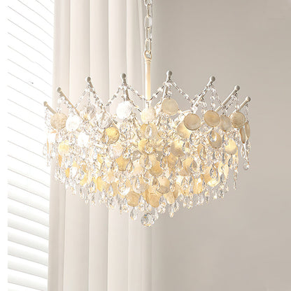 Sasha Capiz Bead Chandelier