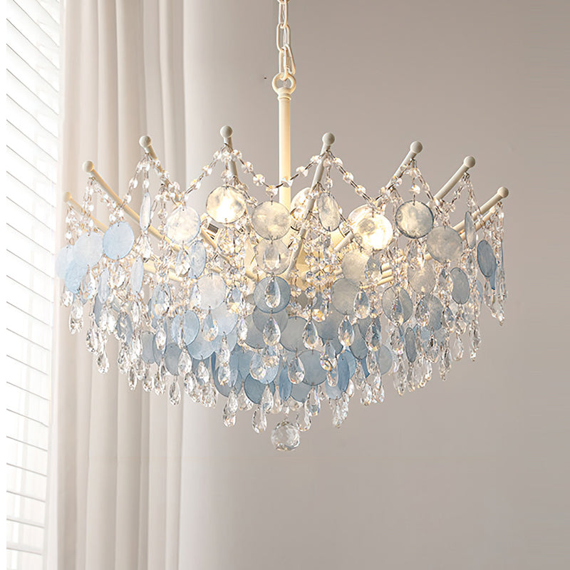 Sasha Capiz Bead Chandelier