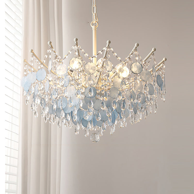 Sasha Capiz Bead Chandelier