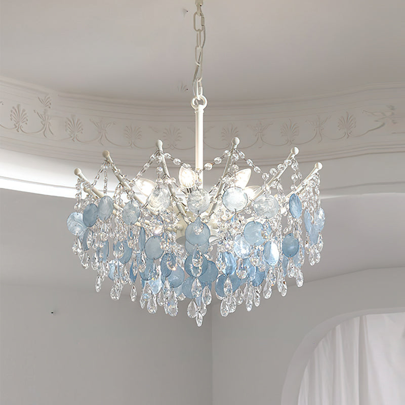 Sasha Capiz Bead Chandelier