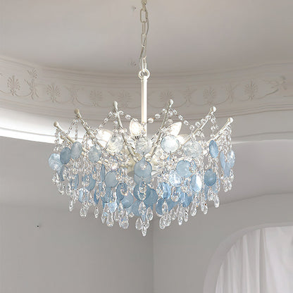 Sasha Capiz Bead Chandelier