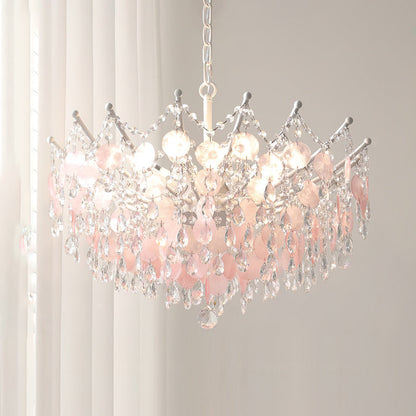 Sasha Capiz Bead Chandelier