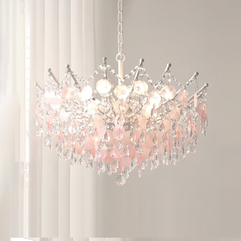 Sasha Capiz Bead Chandelier