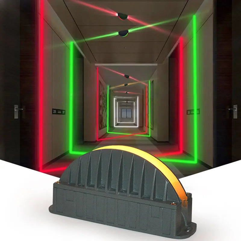 Multicolor LED strip light — baked aluminum frame accent, 7-color | Casa Norex