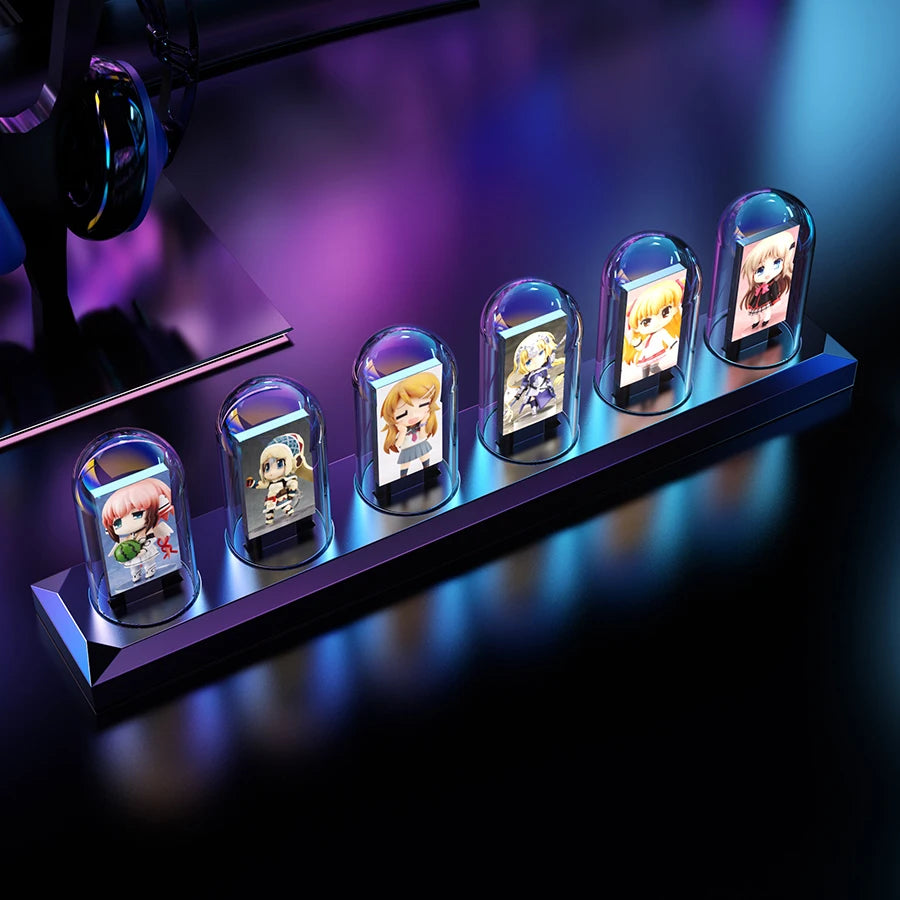 IPS Glow Tube Clock companion app WiFi setup screen