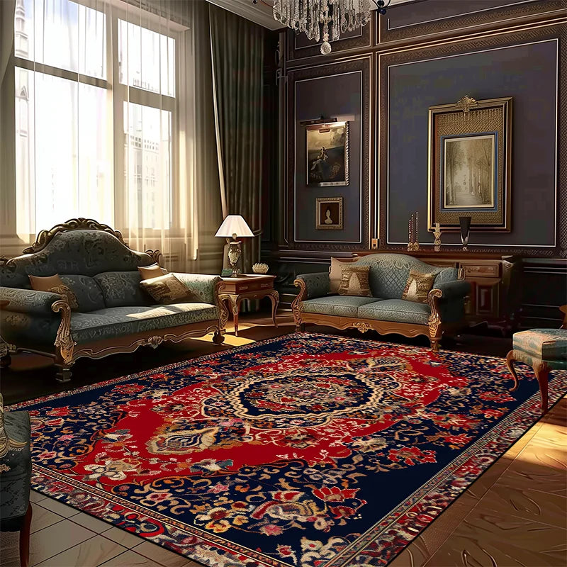Persian print recoverable-pile area rug — colorway 1 | Casa Norex