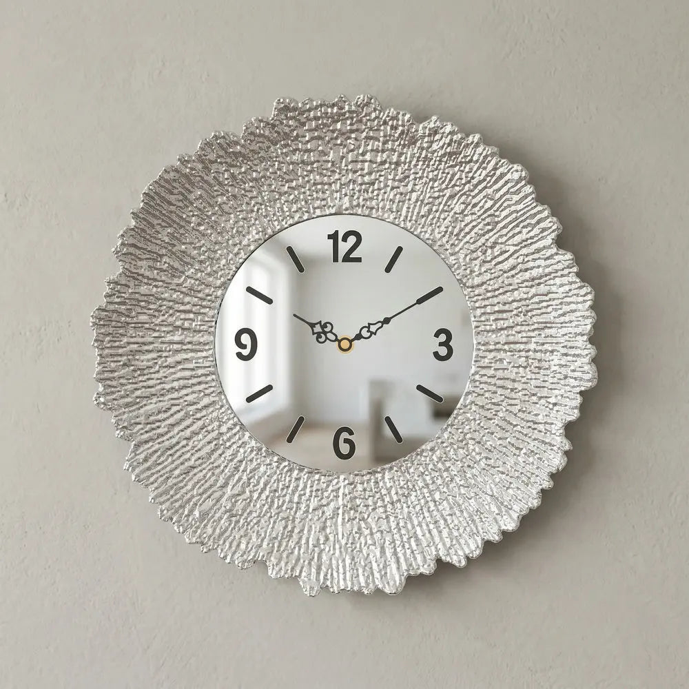 Minimalist Wall Clock alternate angle — ABS frame with HD glass lens | Casa Norex