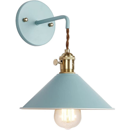 Slim copper directional arm detail - retro wall lamp by Casa Norex