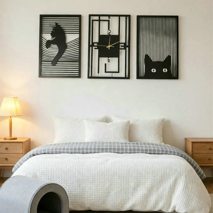 Line Art Wall Clock Trio detail view 7 — Casa Norex