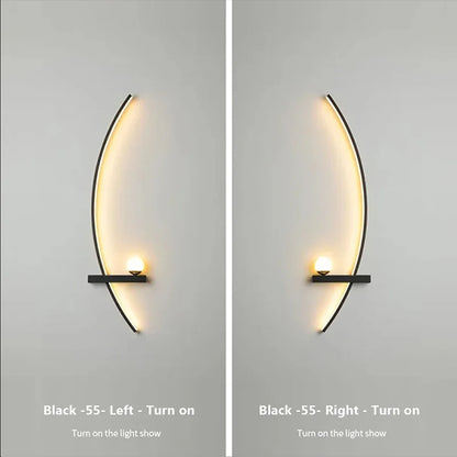 LED wall sconce in bedroom setting — remote-dimmable bedside light | Casa Norex