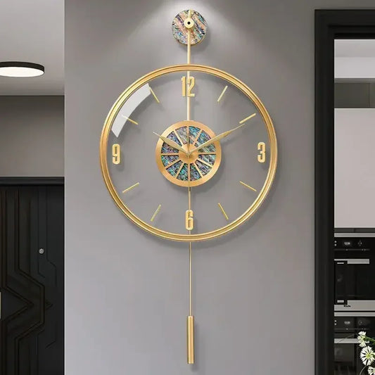Mirror Alloy Wall Clock — 47cm mirrored plexiglass | Casa Norex