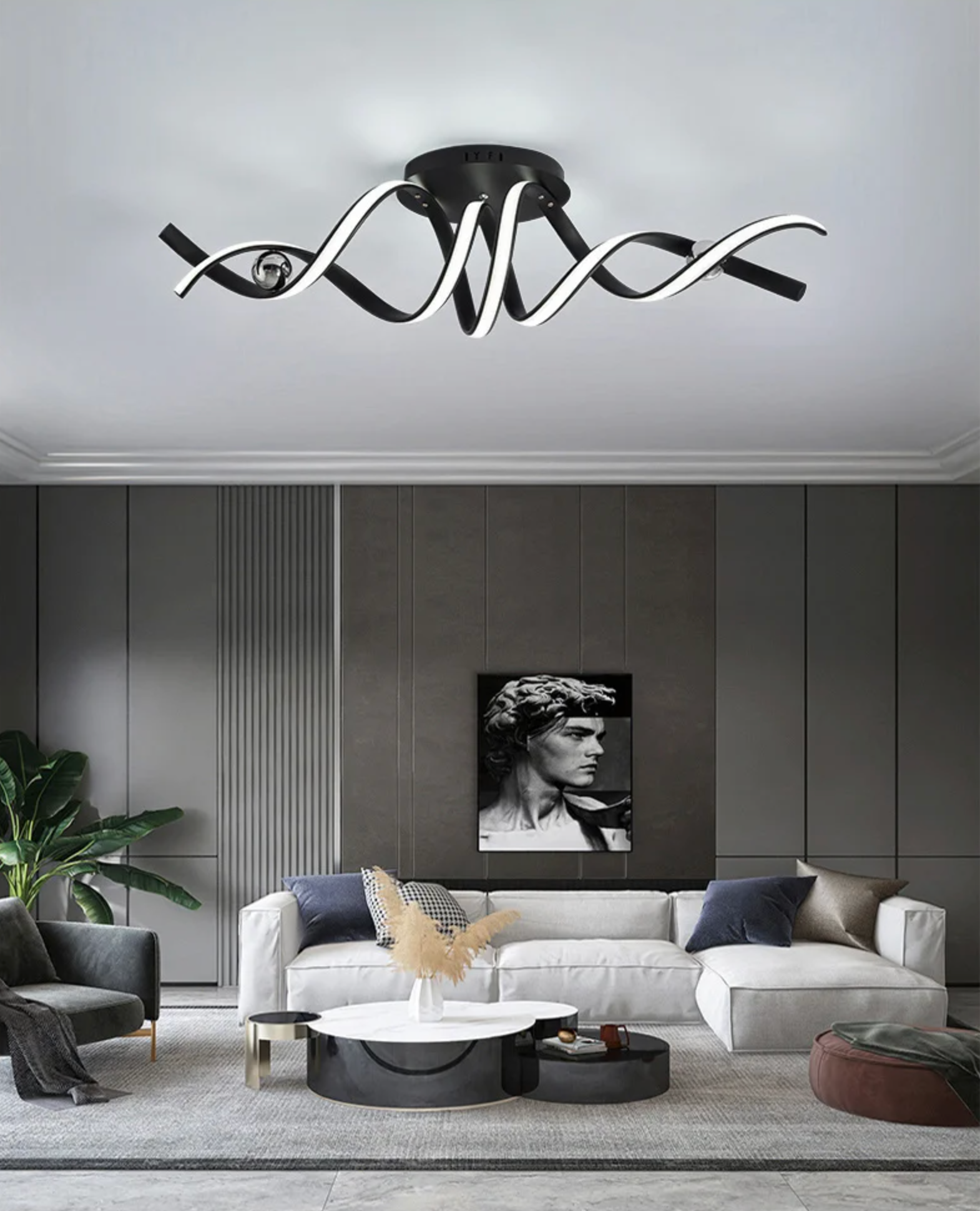NEO Bruk pendant light size and dimension chart — Casa Norex