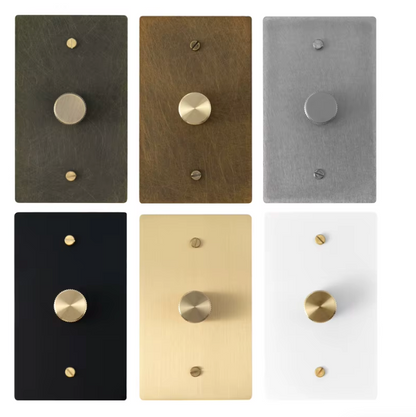 Rotary Knob Brass Dimmer Switch