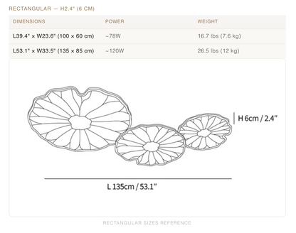 Lotus Leaf Acrylic Ceiling Lamp
