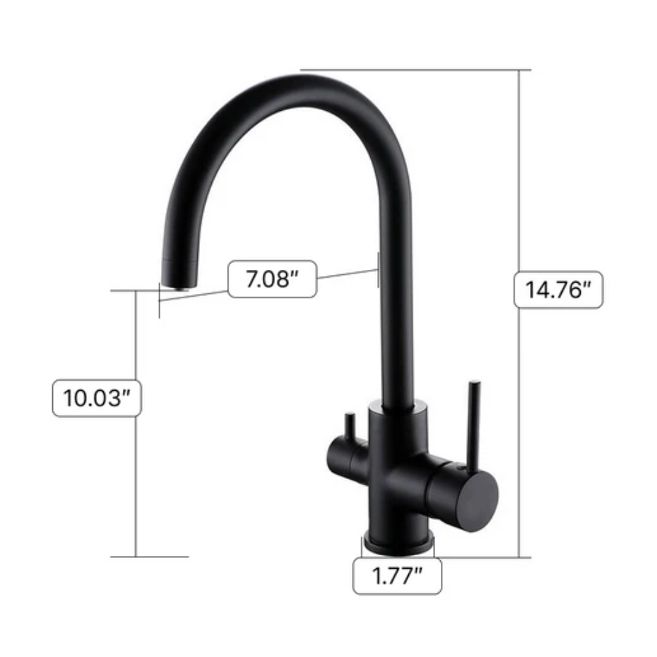 Pureflow 3-Way Filtered Kitchen Faucet RO Compatible